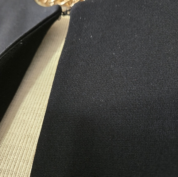 ALBERT NIPON Vintage Designer Black Blazer With Beaded Sleeves. Size 12 - Picture 6 of 11